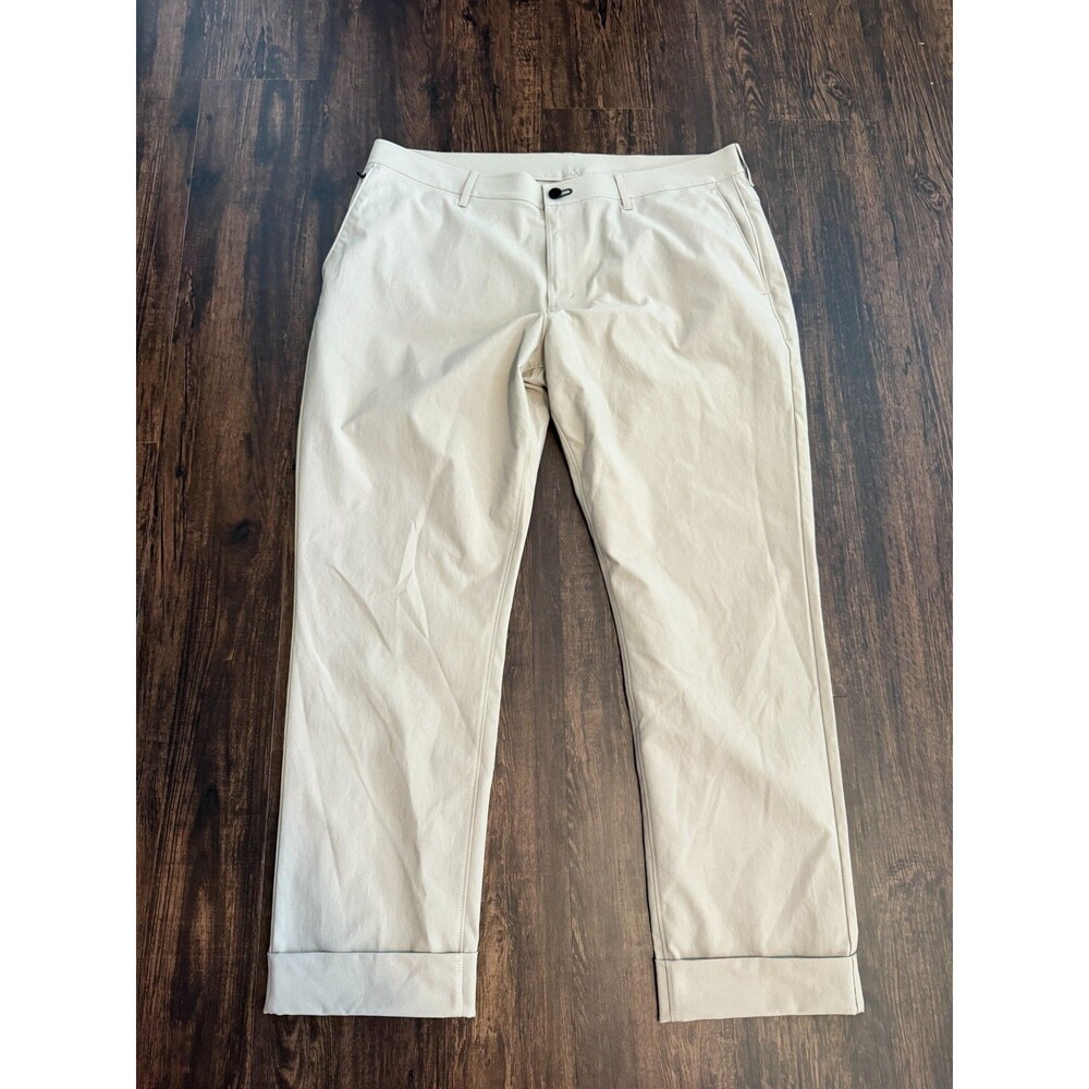 Public Rec Gamechanger Pants Mens 38x27 Beige Comfort Performance Active